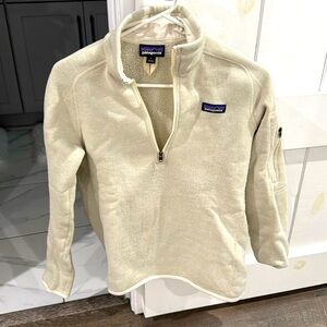 Patagonia cream long sleeve size small